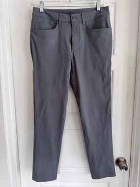 lululemon ABC Classic Fit 5 pocket Light Gray Pants